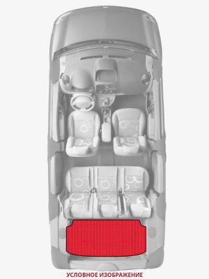 ЭВА коврики «Queen Lux» багажник для Ford Orion (1G)